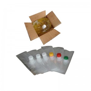 Chất lỏng đầy túi nhựa tùy chỉnh trong hộp Nước uống nước trái cây 5 L Gói vô trùng Túi sữa